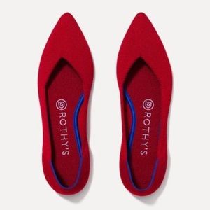 New Rothy’s chilli red 6.5 in box